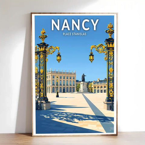 Affiche - Nancy - Place Stanislas