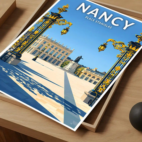 Affiche - Nancy - Place Stanislas