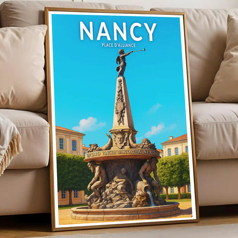 Affiche - Nancy - Place d'Alliance
