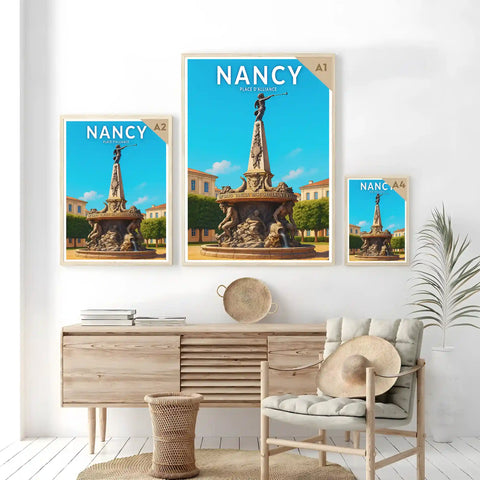 Affiche - Nancy - Place d'Alliance