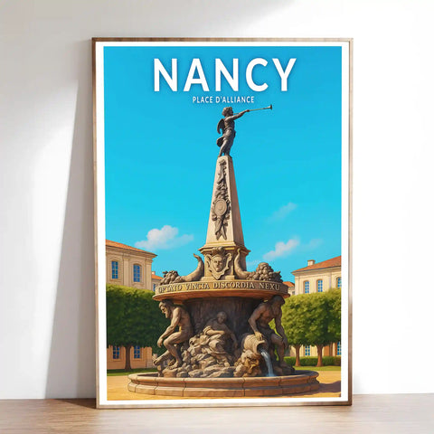 Affiche - Nancy - Place d'Alliance