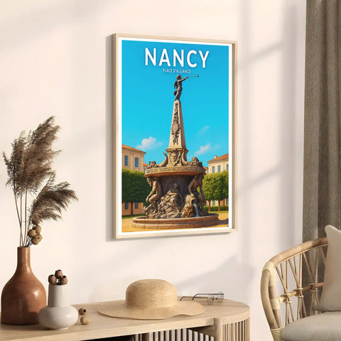 Affiche - Nancy - Place d'Alliance