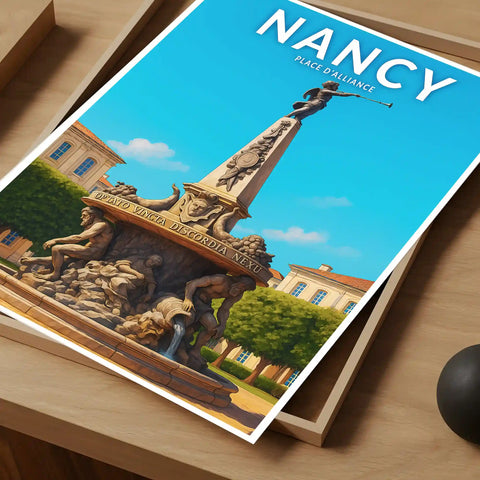 Affiche - Nancy - Place d'Alliance