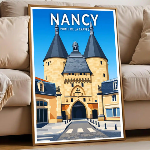 Affiche - Nancy - Porte de la Craffe