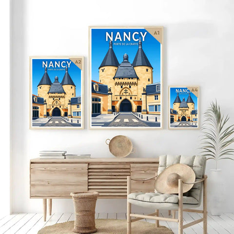 Affiche - Nancy - Porte de la Craffe