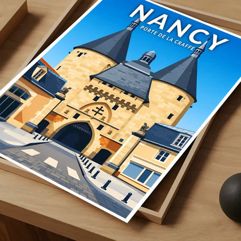 Affiche - Nancy - Porte de la Craffe