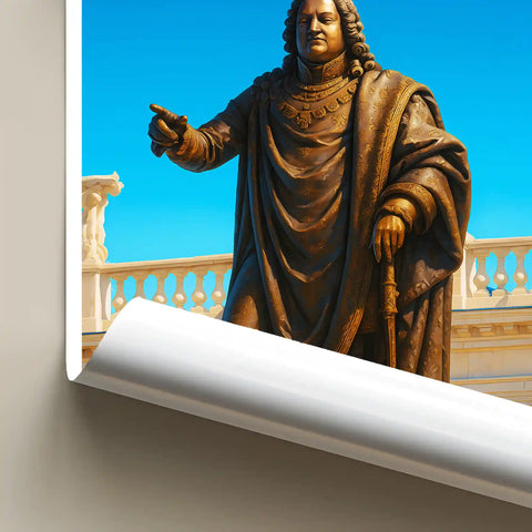 Affiche - Nancy - Statue de Stanislas Leszczynski