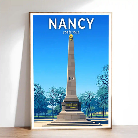 Affiche - Nancy - L'Obélisque