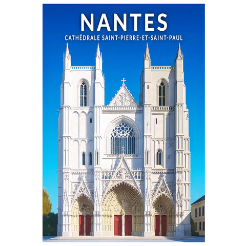 Affiche - Nantes - Cathédrale Saint-Pierre-et-Saint-Paul