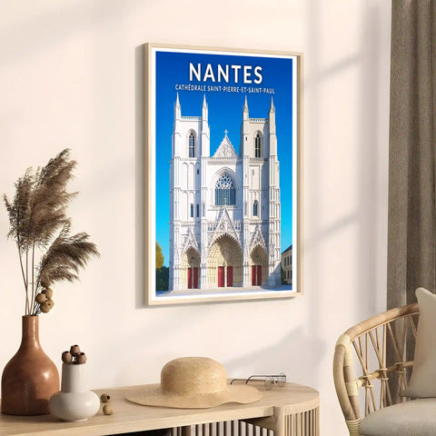 Affiche - Nantes - Cathédrale Saint-Pierre-et-Saint-Paul