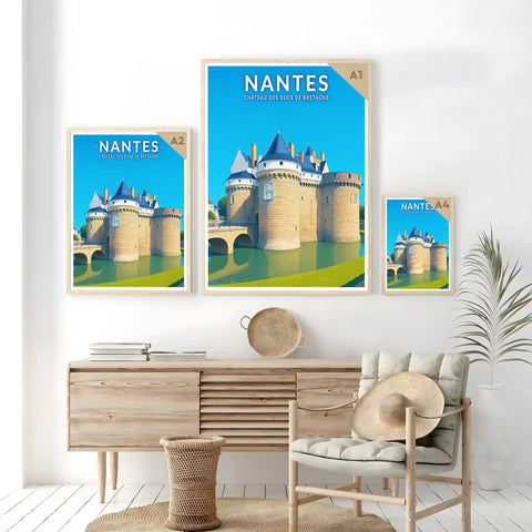 Affiche - Nantes - Château des Ducs de Bretagne