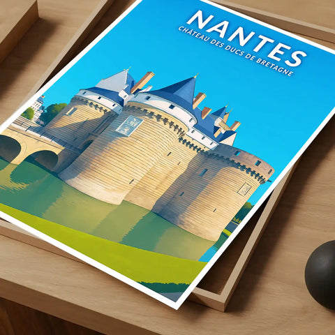 Affiche - Nantes - Château des Ducs de Bretagne