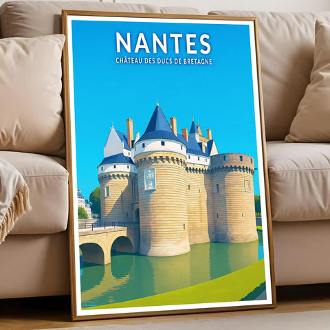 Affiche - Nantes - Château des Ducs de Bretagne