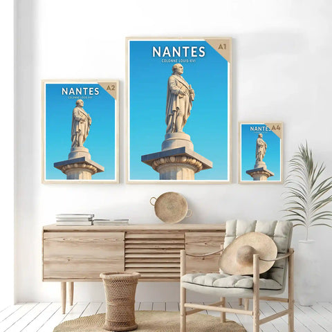 Affiche - Nantes - Colonne Louis-XVI