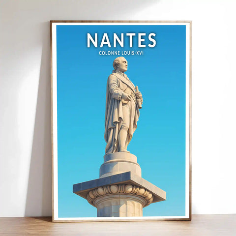 Affiche - Nantes - Colonne Louis-XVI