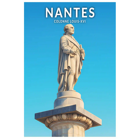 Affiche - Nantes - Colonne Louis-XVI