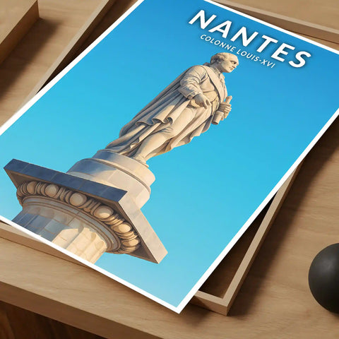 Affiche - Nantes - Colonne Louis-XVI