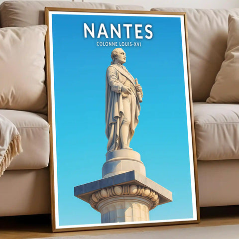 Affiche - Nantes - Colonne Louis-XVI