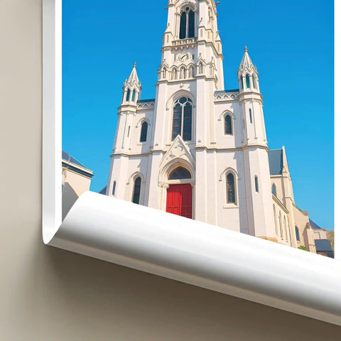 Affiche - Nantes - Église Sainte-Anne