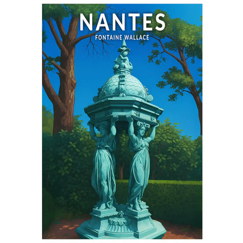 Affiche - Nantes - Fontaine Wallace