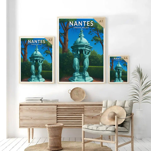Affiche - Nantes - Fontaine Wallace