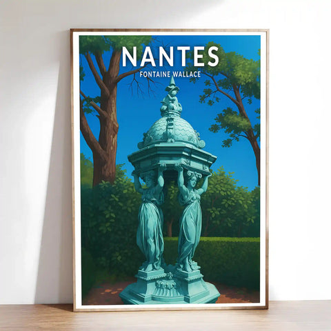 Affiche - Nantes - Fontaine Wallace
