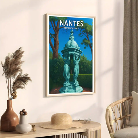 Affiche - Nantes - Fontaine Wallace