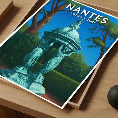Affiche - Nantes - Fontaine Wallace