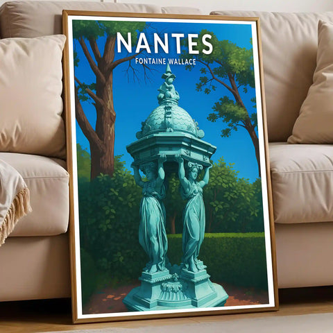 Affiche - Nantes - Fontaine Wallace