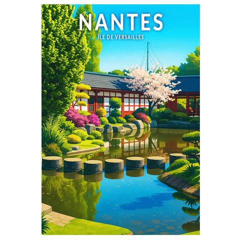 Affiche - Nantes - Île de Versailles