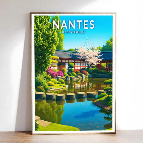 Affiche - Nantes - Île de Versailles