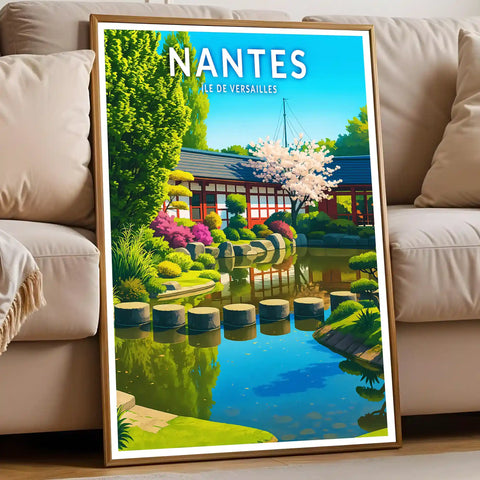 Affiche - Nantes - Île de Versailles