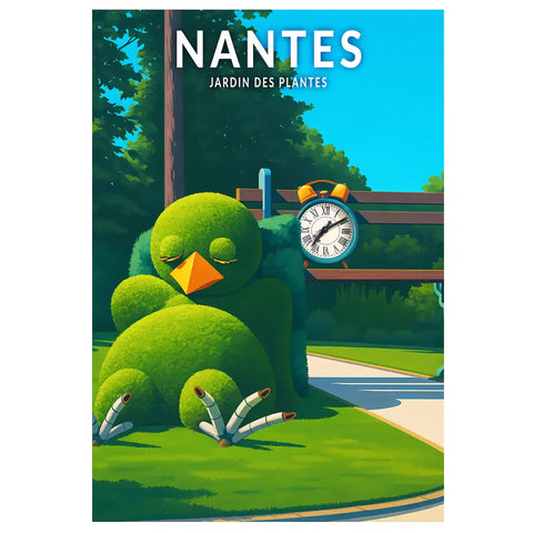 Affiche - Nantes - Jardin des Plantes