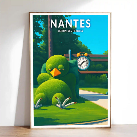 Affiche - Nantes - Jardin des Plantes