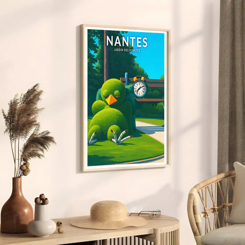 Affiche - Nantes - Jardin des Plantes