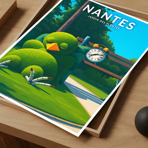 Affiche - Nantes - Jardin des Plantes