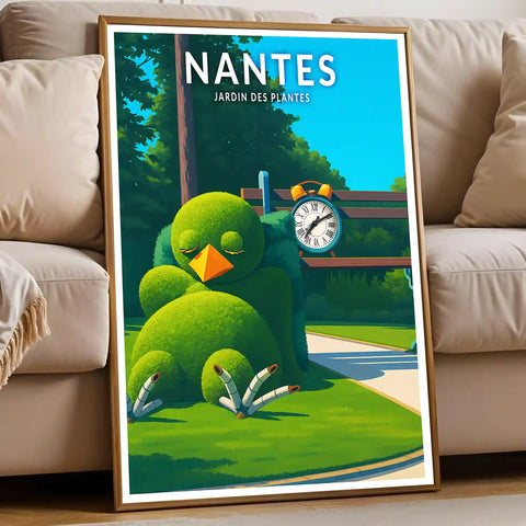 Affiche - Nantes - Jardin des Plantes