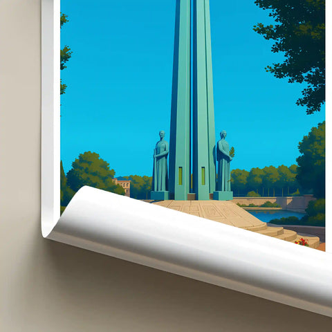 Affiche - Nantes - Monument aux 50 Otages