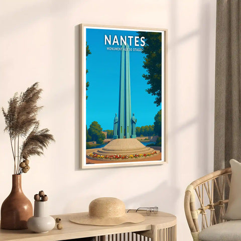 Affiche - Nantes - Monument aux 50 Otages