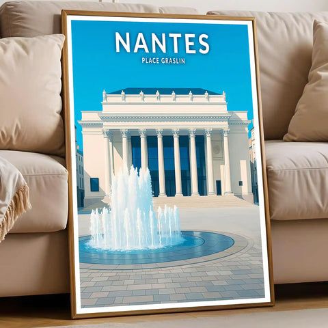 Affiche - Nantes - Place Graslin