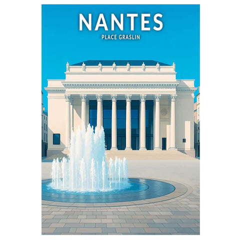 Affiche - Nantes - Place Graslin