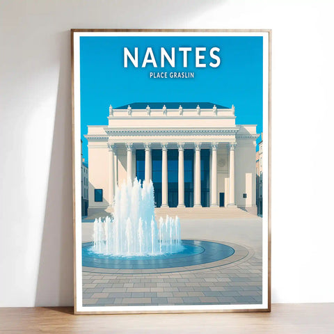 Affiche - Nantes - Place Graslin