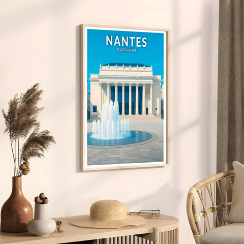 Affiche - Nantes - Place Graslin