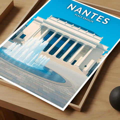 Affiche - Nantes - Place Graslin