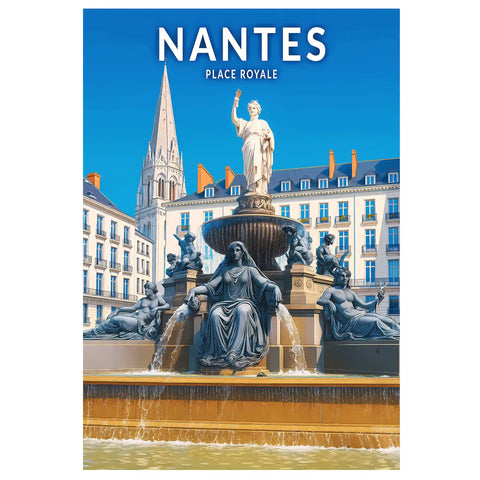 Affiche - Nantes - Place Royale