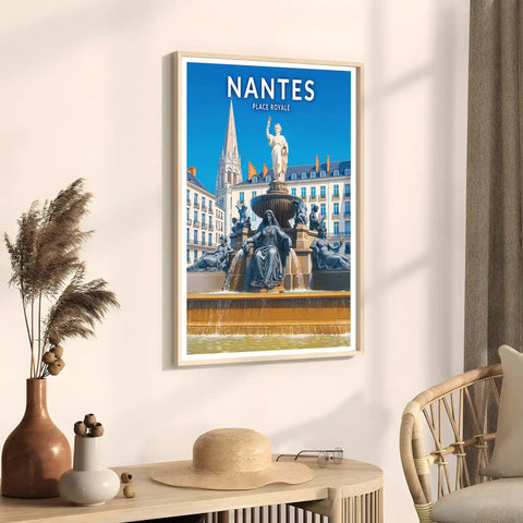Affiche - Nantes - Place Royale
