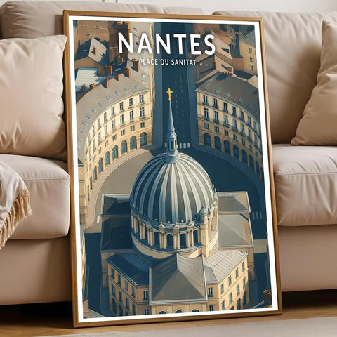Affiche - Nantes - Place du Sanitat