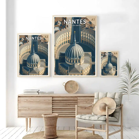 Affiche - Nantes - Place du Sanitat