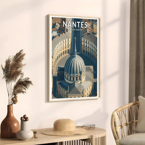 Affiche - Nantes - Place du Sanitat
