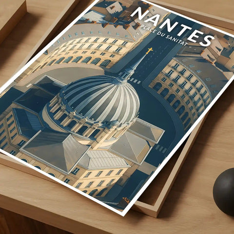 Affiche - Nantes - Place du Sanitat